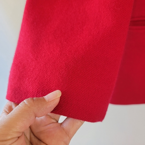 VTG SAG HARBOR 100% Wool Women's Blazer Sz 12 Single Breasted Office Career - Picture 7 of 12